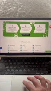 User-generated content video demonstrating how a single smartphone can handle separate work and personal phone lines