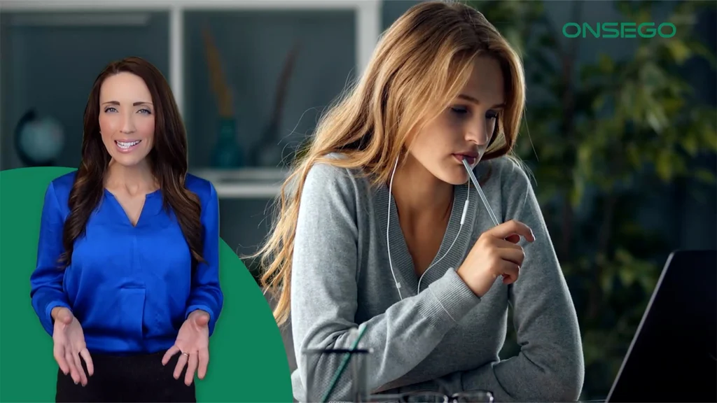 2D motion explainer video demonstrating GED test preparation using product demos and screen recordings