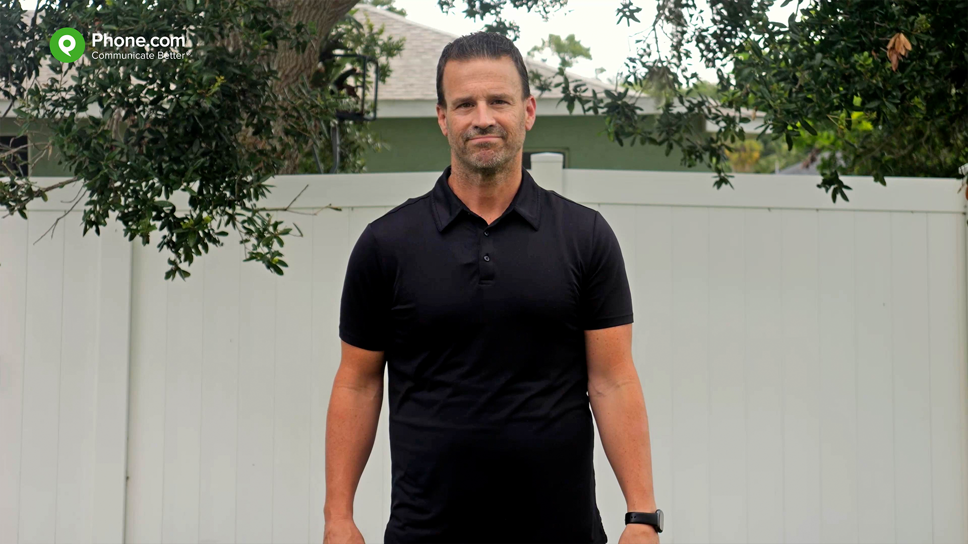 User-generated content video explaining how users can separate business and personal calls using one phone