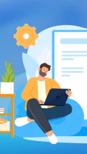 User-generated content video demonstrating a white-label service offering website updates, security, backups, and support