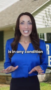 User-generated content video demonstrating a service that purchases homes as-is for cash