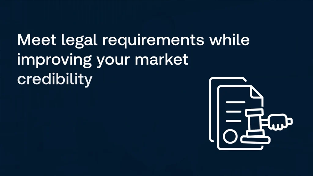 2D motion educational video explaining sustainability, compliance, and ESG best practices