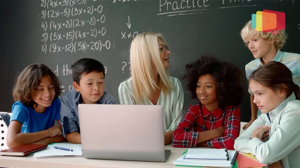 Motion design educational video demonstrating IT tools and services that support student learning