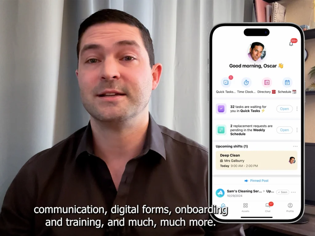 Explainer video demonstrating how a time tracking app works with a product walkthrough